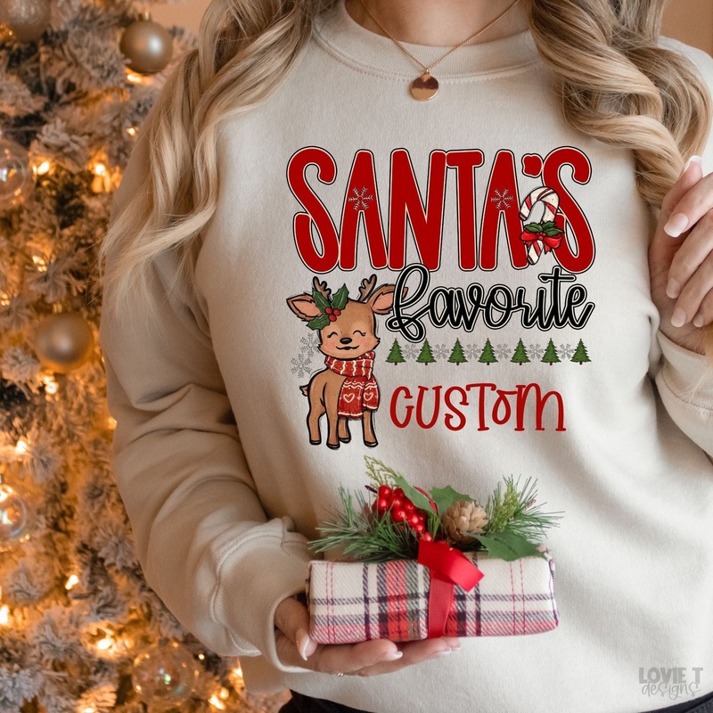 SANTA’S FAVORITE – CUSTOM TITLE
