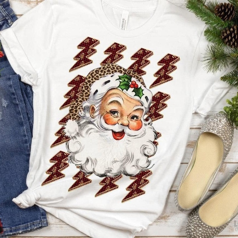 Santa Bolts|Pocket 3.5″-4″|Infant|Toddler|Youth 8.5|Adult 11″|Adult 12″