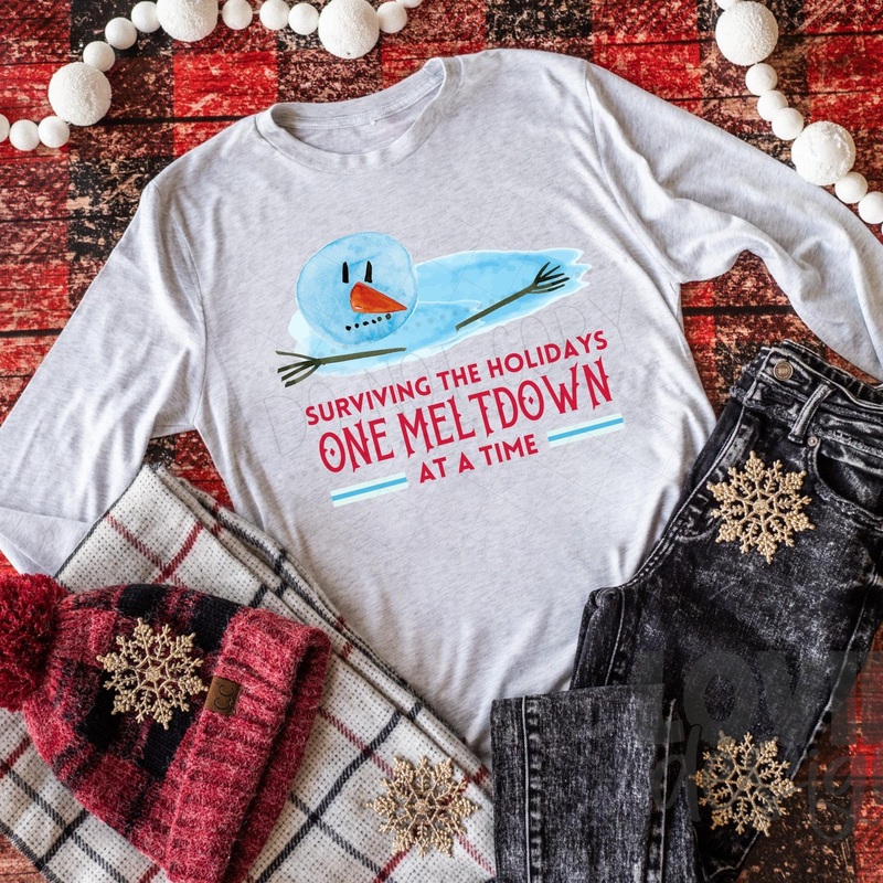 Surviving The Holidays One Meltdown At A Time Red Font