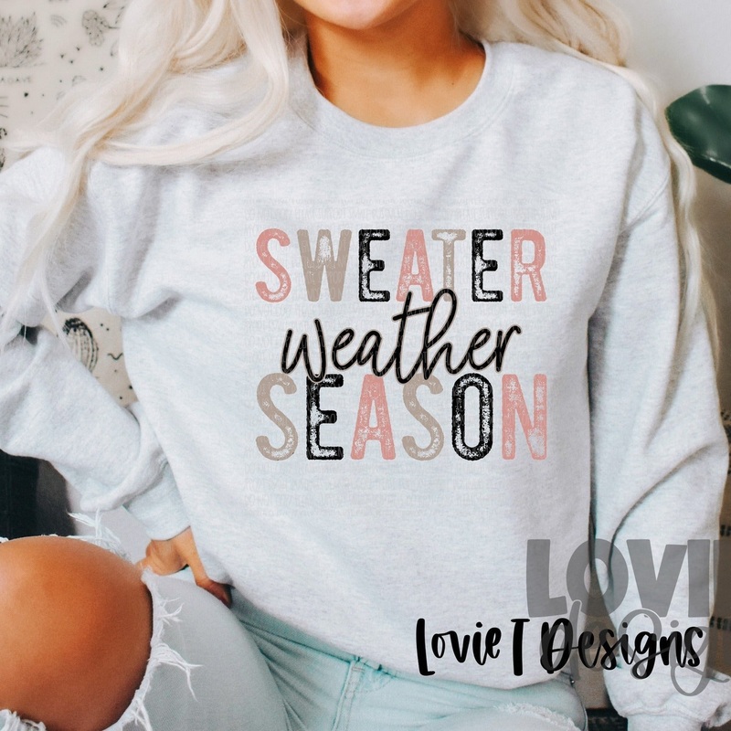 Sweater Weather Season|Pocket|Infant|Toddler|Youth|Adult 11″|Adult 12″