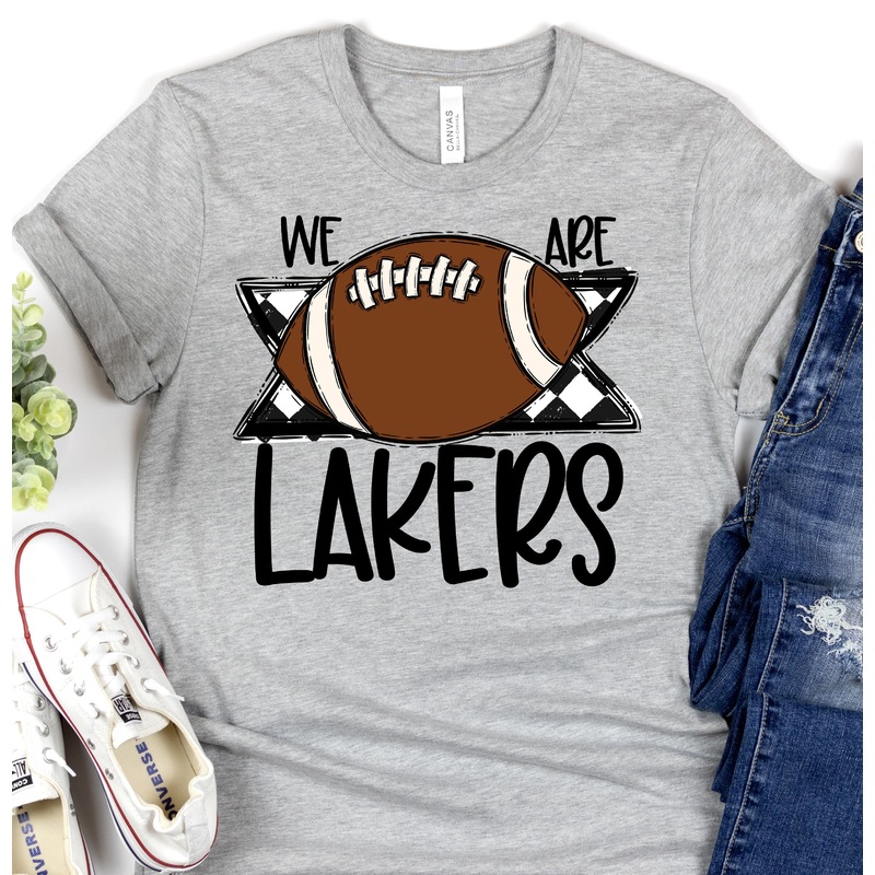 WE ARE LAKERS|Pocket 3.5″-4″|Infant|Toddler|Youth 8.5|Adult 11″|Adult 12″