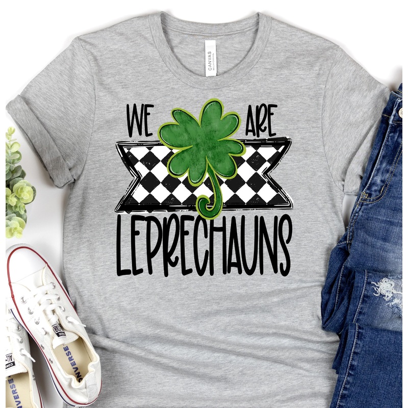 WE ARE LEPRECHAUNS|Pocket 3.5″-4″|Infant|Toddler|Youth 8.5|Adult 11″|Adult 12″