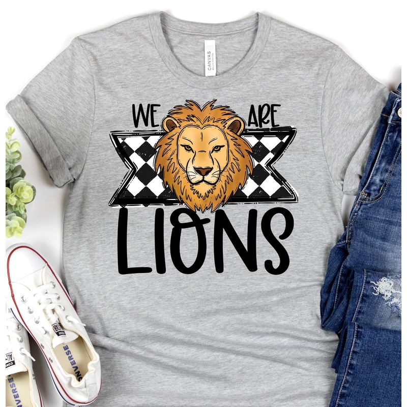 WE ARE LIONS|Pocket 3.5″-4″|Infant|Toddler|Youth 8.5|Adult 11″|Adult 12″