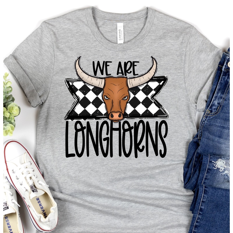WE ARE LONGHORNS|Pocket 3.5″-4″|Infant|Toddler|Youth 8.5|Adult 11″|Adult 12″