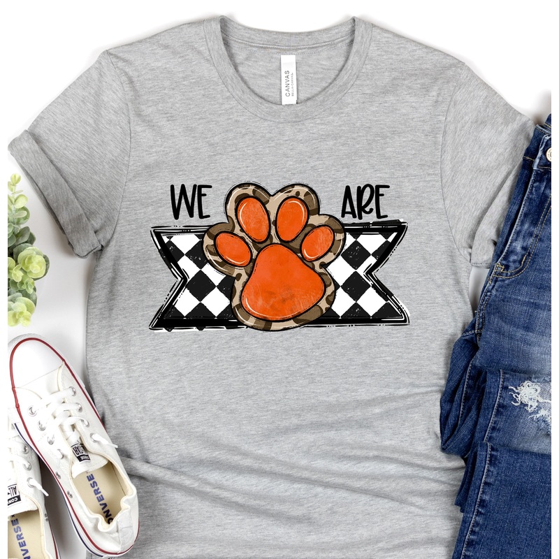 WE ARE ORANGE PAW BLANK|Pocket 3.5″-4″|Infant|Toddler|Youth 8.5|Adult 11″|Adult 12″
