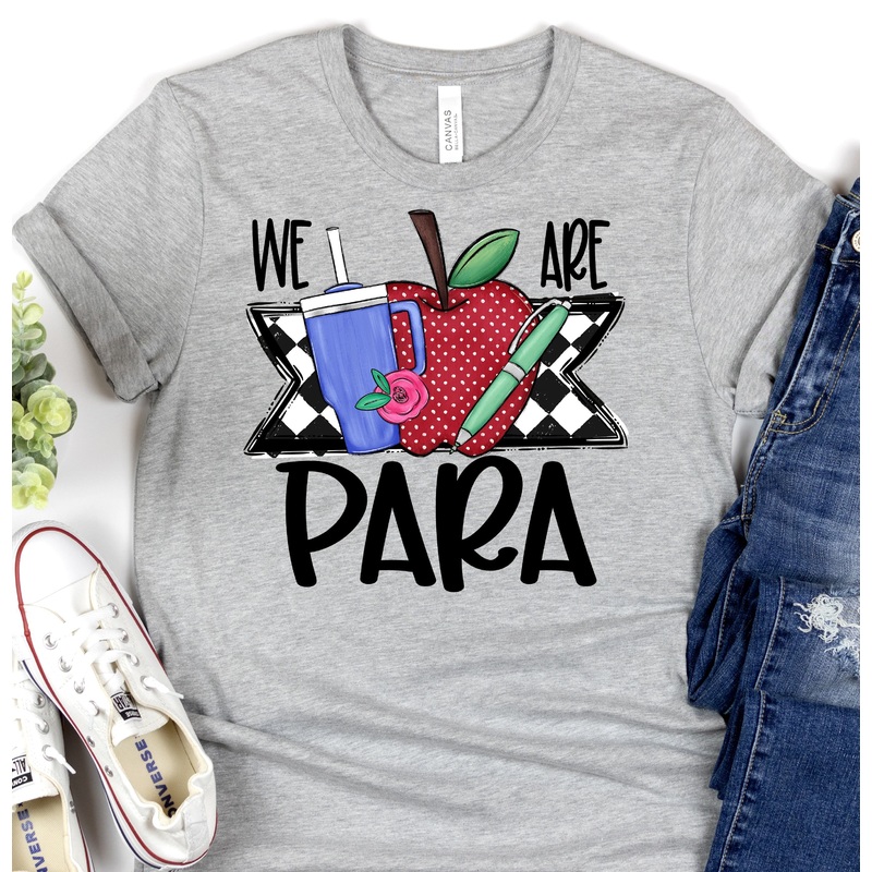 WE ARE PARA|Pocket 3.5″-4″|Infant|Toddler|Youth 8.5|Adult 11″|Adult 12″