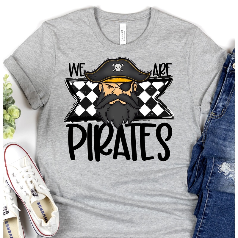 WE ARE PIRATES|Pocket 3.5″-4″|Infant|Toddler|Youth 8.5|Adult 11″|Adult 12″