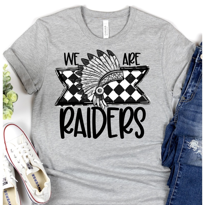 WE ARE RAIDERS HEADDRESS|Pocket 3.5″-4″|Infant|Toddler|Youth 8.5|Adult 11″|Adult 12″