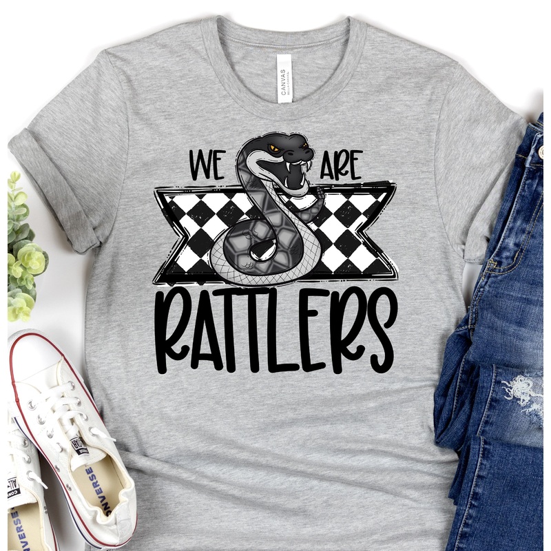 WE ARE RATTLERS|Pocket 3.5″-4″|Infant|Toddler|Youth 8.5|Adult 11″|Adult 12″