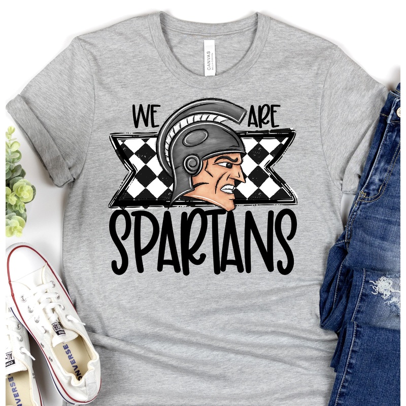 WE ARE SPARTANS|Pocket 3.5″-4″|Infant|Toddler|Youth 8.5|Adult 11″|Adult 12″