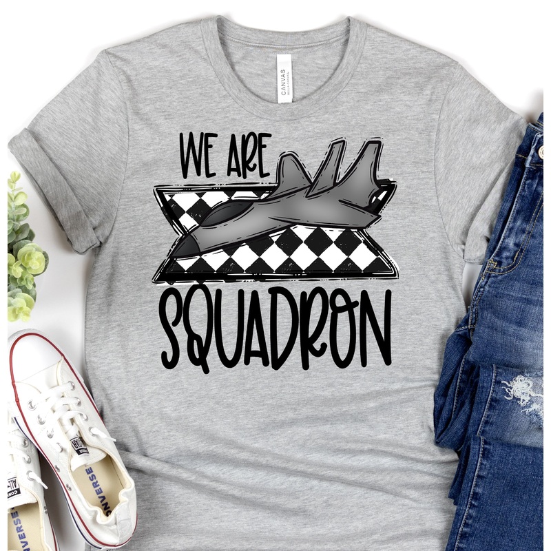 WE ARE SQUADRON|Pocket 3.5″-4″|Infant|Toddler|Youth 8.5|Adult 11″|Adult 12″