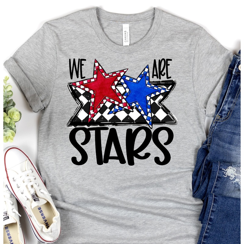WE ARE STARS|Pocket 3.5″-4″|Infant|Toddler|Youth 8.5|Adult 11″|Adult 12″