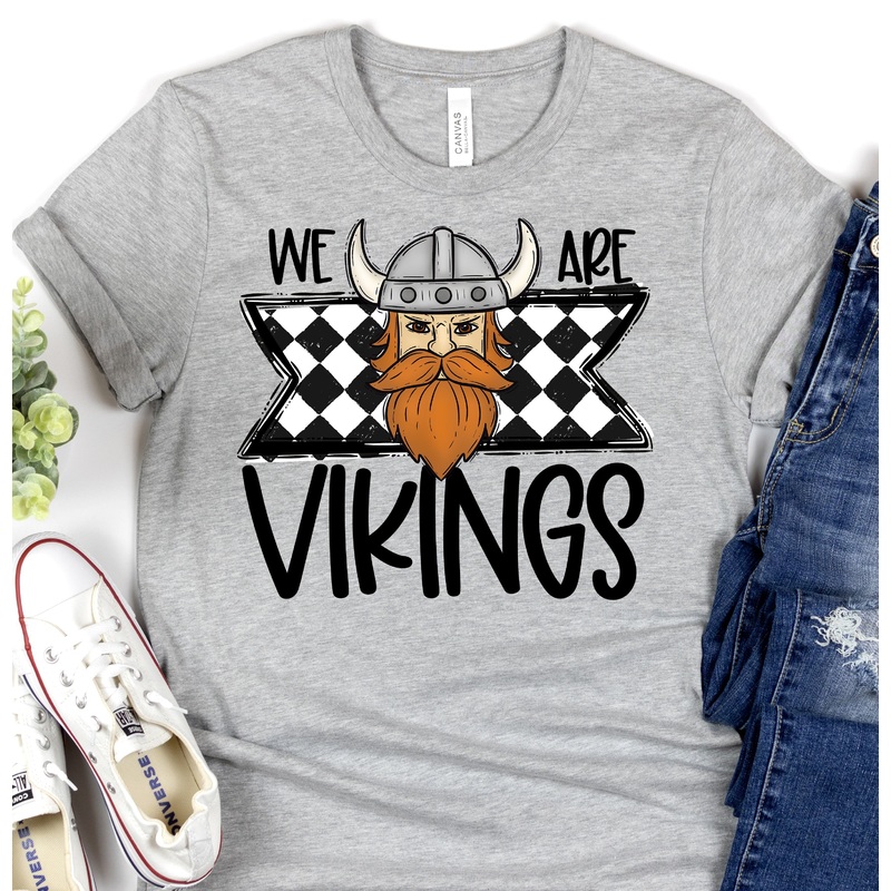 WE ARE VIKINGS|Pocket 3.5″-4″|Infant|Toddler|Youth 8.5|Adult 11″|Adult 12″