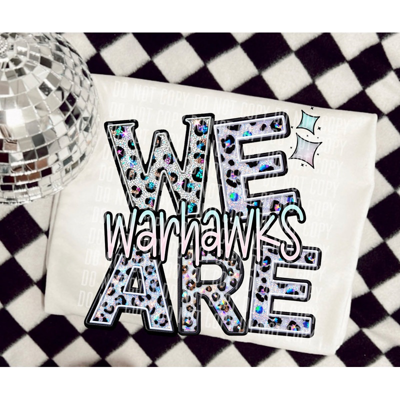 WARHAWKS WE ARE LEOPARD MASCOTS