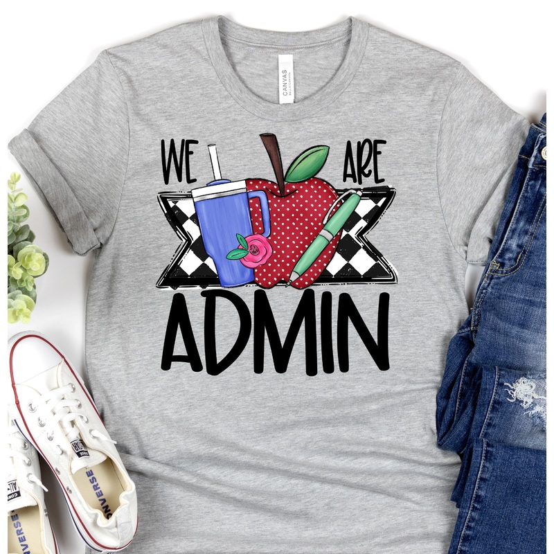 WE ARE ADMIN|Pocket 3.5″-4″|Infant|Toddler|Youth 8.5|Adult 11″|Adult 12″
