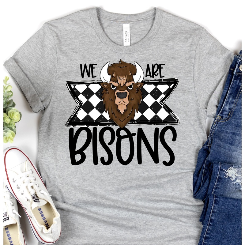 WE ARE BISONS|Pocket 3.5″-4″|Infant|Toddler|Youth 8.5|Adult 11″|Adult 12″