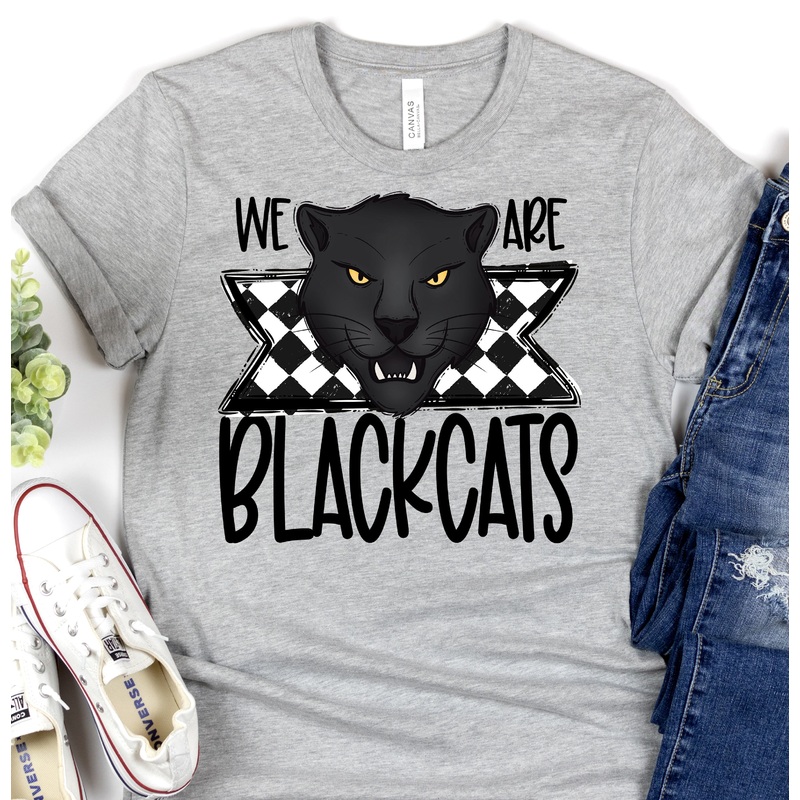 WE ARE BLACKCATS|Pocket 3.5″-4″|Infant|Toddler|Youth 8.5|Adult 11″|Adult 12″
