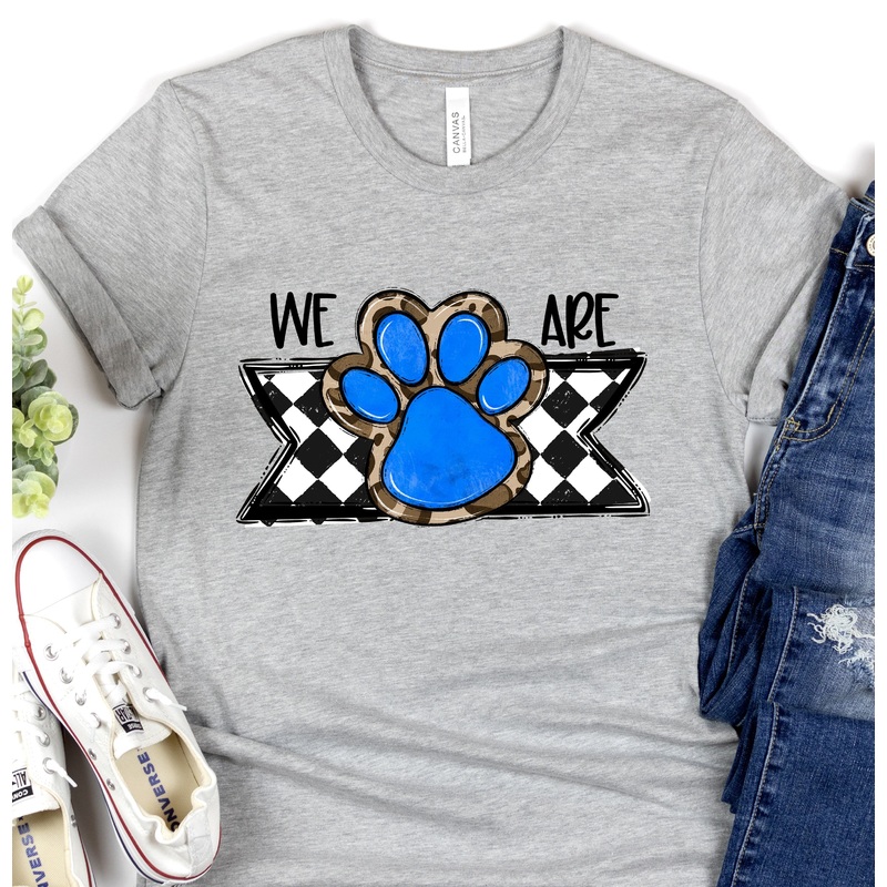 WE ARE BLUE PAW BLANK|Pocket 3.5″-4″|Infant|Toddler|Youth 8.5|Adult 11″|Adult 12″