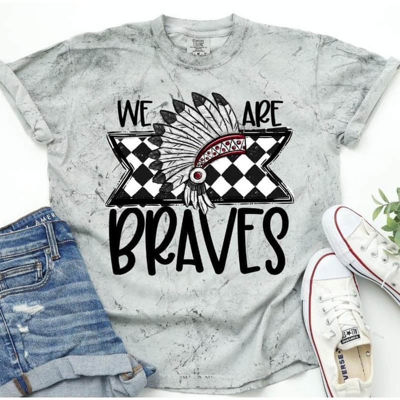WE ARE BRAVES MAROON HEADDRESS