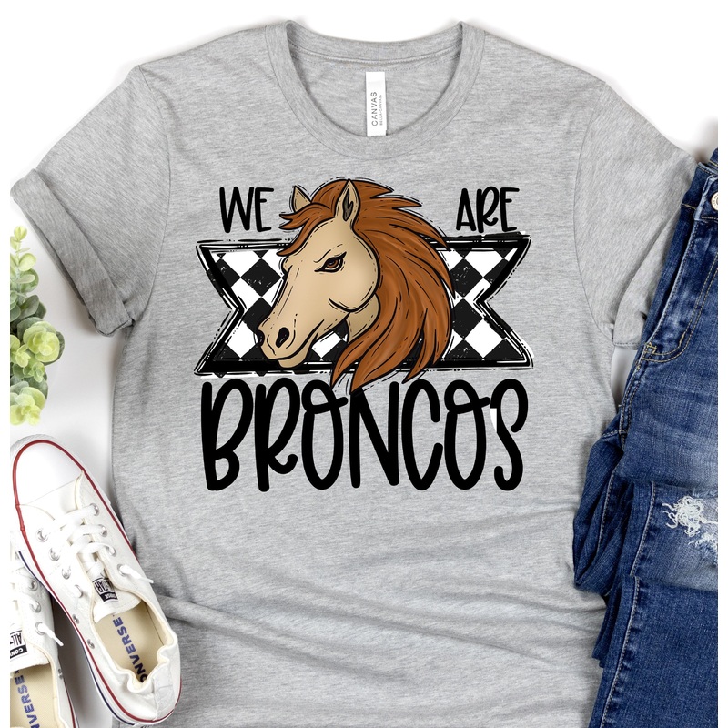 WE ARE BRONCOS|Pocket 3.5″-4″|Infant|Toddler|Youth 8.5|Adult 11″|Adult 12″
