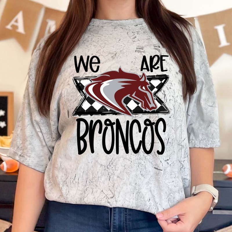 WE ARE BRONCOS STEVIE|Pocket 3.5″-4″|Infant|Toddler|Youth 8.5|Adult 11″|Adult 12″