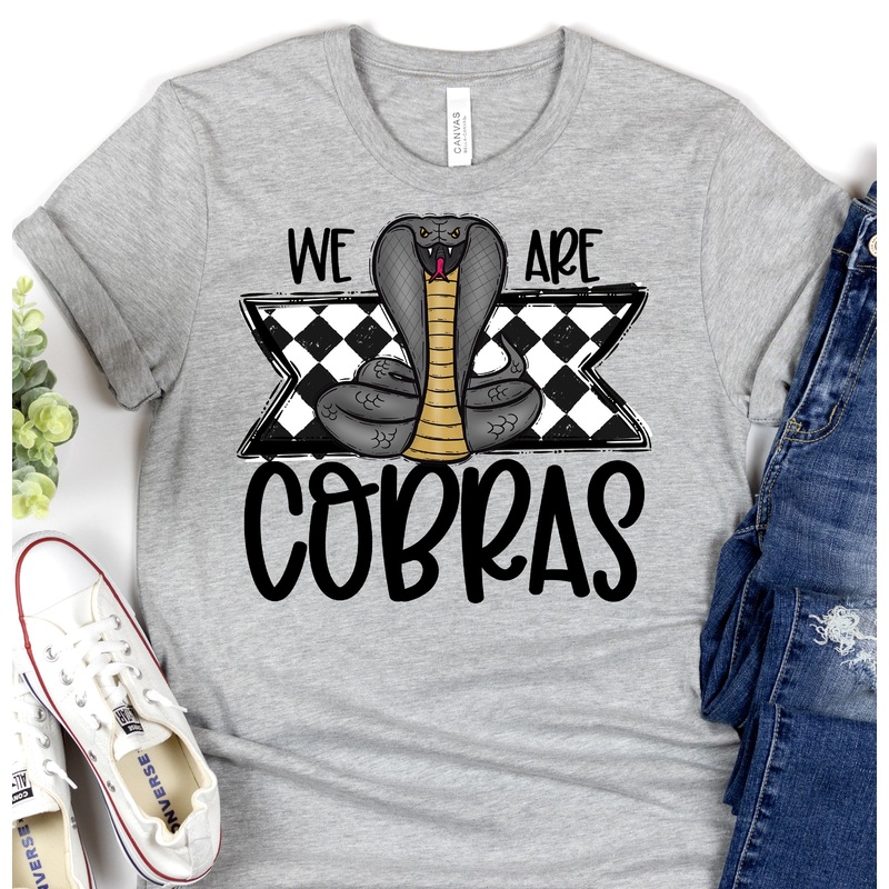 WE ARE COBRAS|Pocket 3.5″-4″|Infant|Toddler|Youth 8.5|Adult 11″|Adult 12″