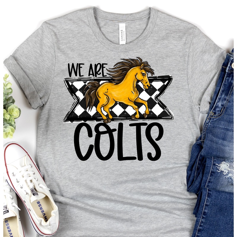 WE ARE COLTS|Pocket 3.5″-4″|Infant|Toddler|Youth 8.5|Adult 11″|Adult 12″
