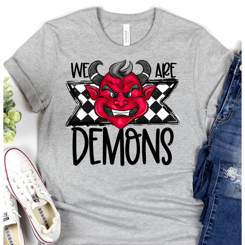 WE ARE DEMONS|Pocket 3.5″-4″|Infant|Toddler|Youth 8.5|Adult 11″|Adult 12″
