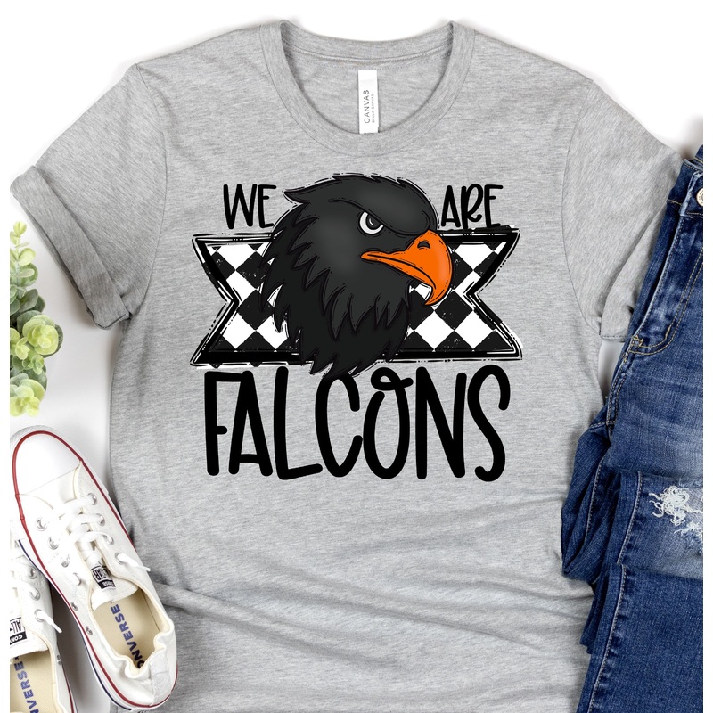 WE ARE FALCONS|Pocket 3.5″-4″|Infant|Toddler|Youth 8.5|Adult 11″|Adult 12″
