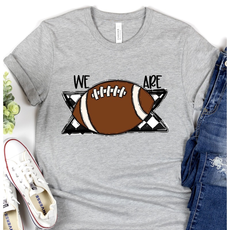 WE ARE FOOTBALL BLANK|Pocket 3.5″-4″|Infant|Toddler|Youth 8.5|Adult 11″|Adult 12″