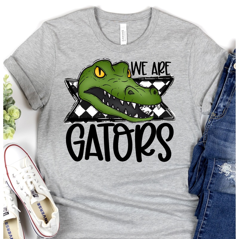WE ARE GATORS|Pocket 3.5″-4″|Infant|Toddler|Youth 8.5|Adult 11″|Adult 12″