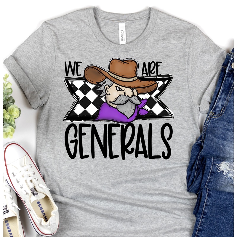 WE ARE GENERALS PURPLE|Pocket 3.5″-4″|Infant|Toddler|Youth 8.5|Adult 11″|Adult 12″