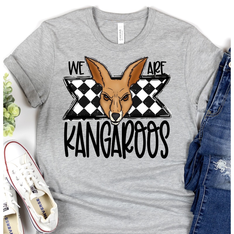 WE ARE KANGAROOS|Pocket 3.5″-4″|Infant|Toddler|Youth 8.5|Adult 11″|Adult 12″
