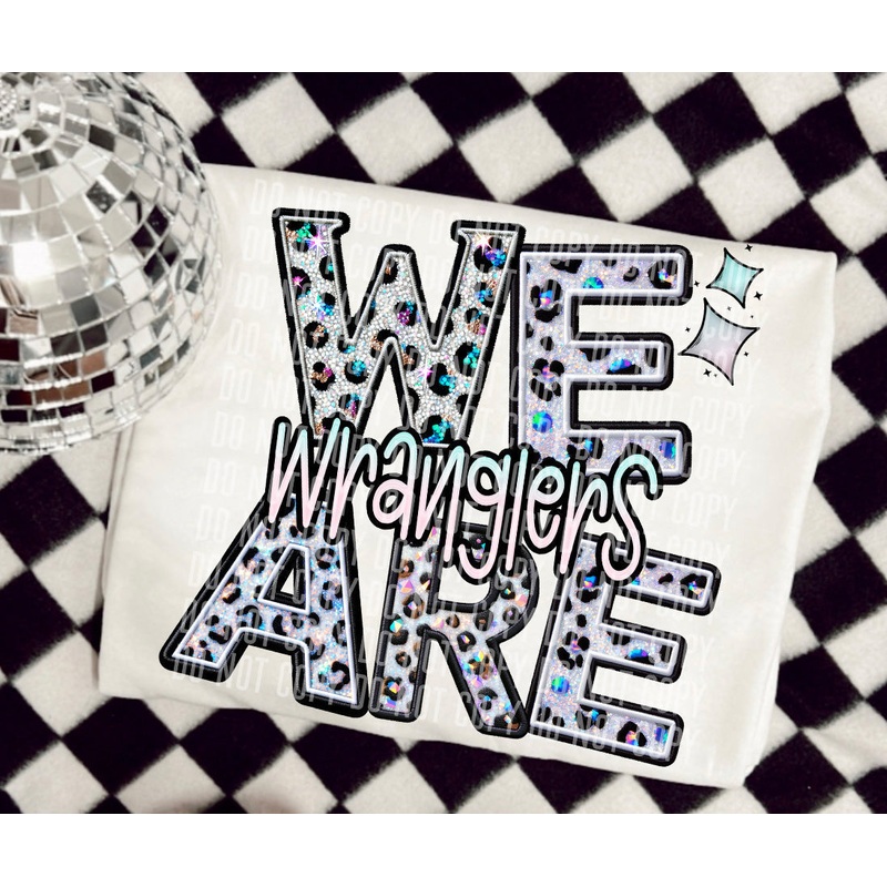 WRANGLERS WE ARE LEOPARD MASCOTS
