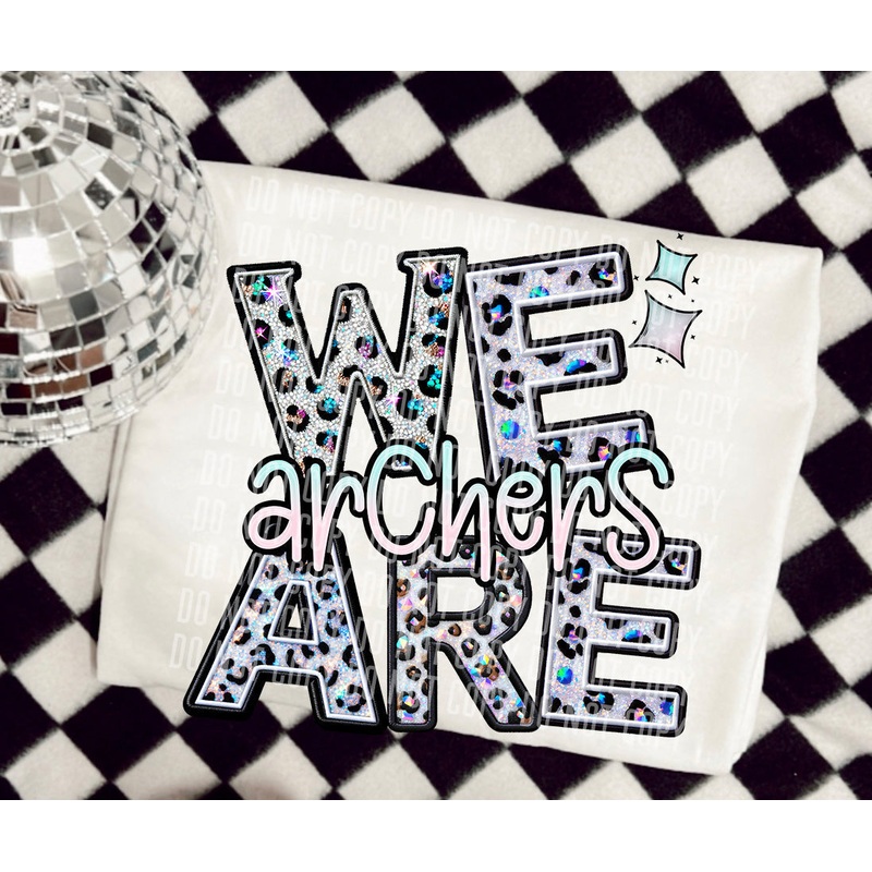 ARCHERS WE ARE LEOPARD MASCOTS