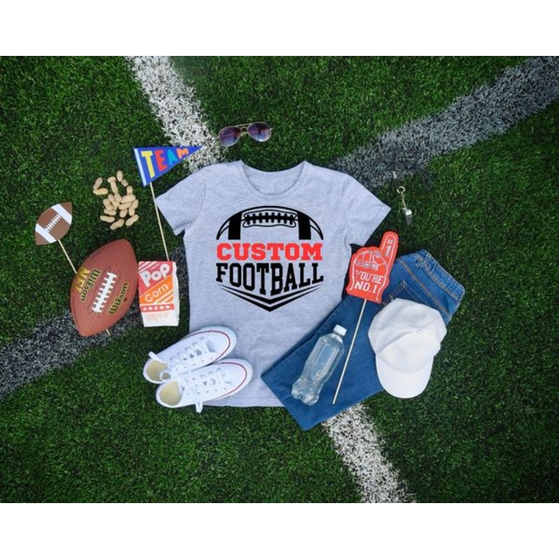 CUSTOM SPLIT FOOTBALL|Toddler|Youth|Adult 11″|Adult 12″|Mockup