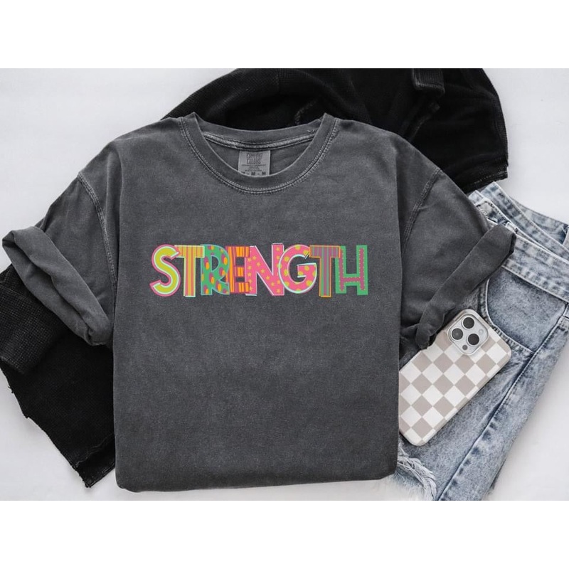STRENGTH – FAITH WORDS|Pocket 3.5″-4″|Infant|Toddler|Youth 8.5|Adult 11″|Adult 12″