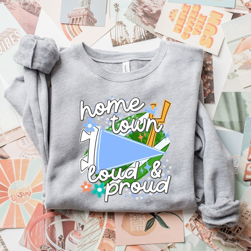HOME TOWN- LOUD & PROUD COLUMBIA BLUE