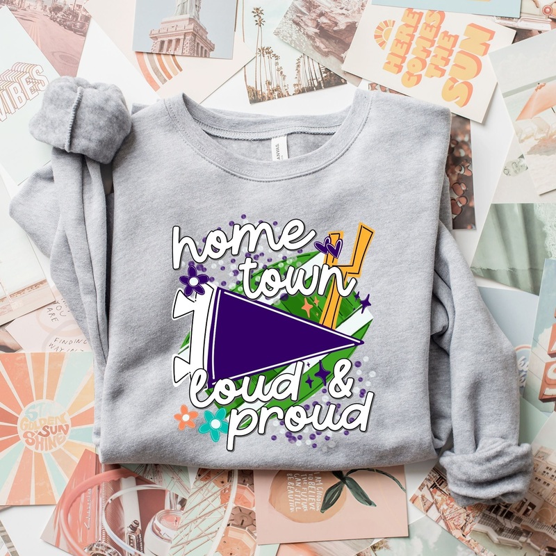 HOME TOWN- LOUD & PROUD PURPLE