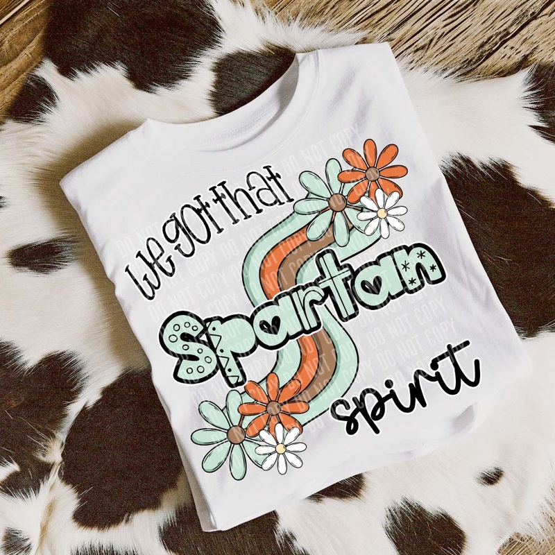SPARTAN WE’VE GOT SPIRIT MASCOTS