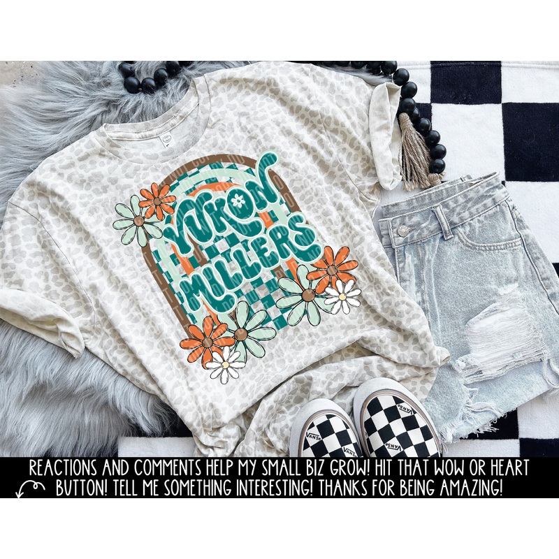 YUKON MILLERS FLORAL ARCH|Infant|Toddler|Youth|Adult 11″|Adult 12″