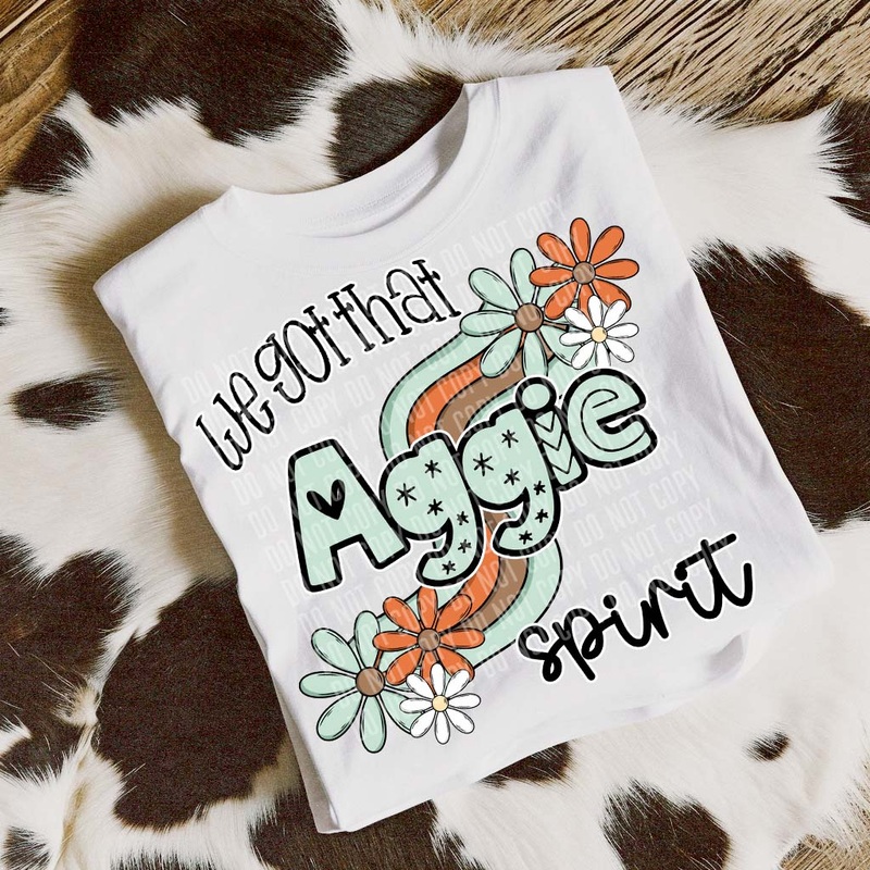 AGGIE WE’VE GOT SPIRIT MASCOTS