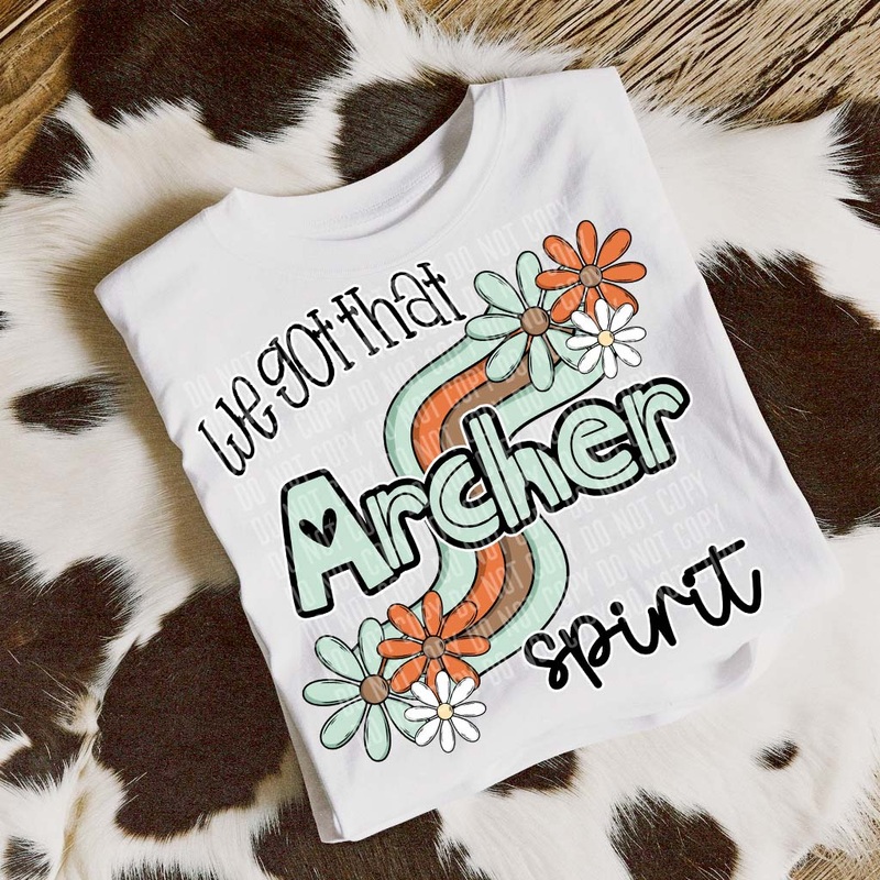 ARCHER WE’VE GOT SPIRIT MASCOTS