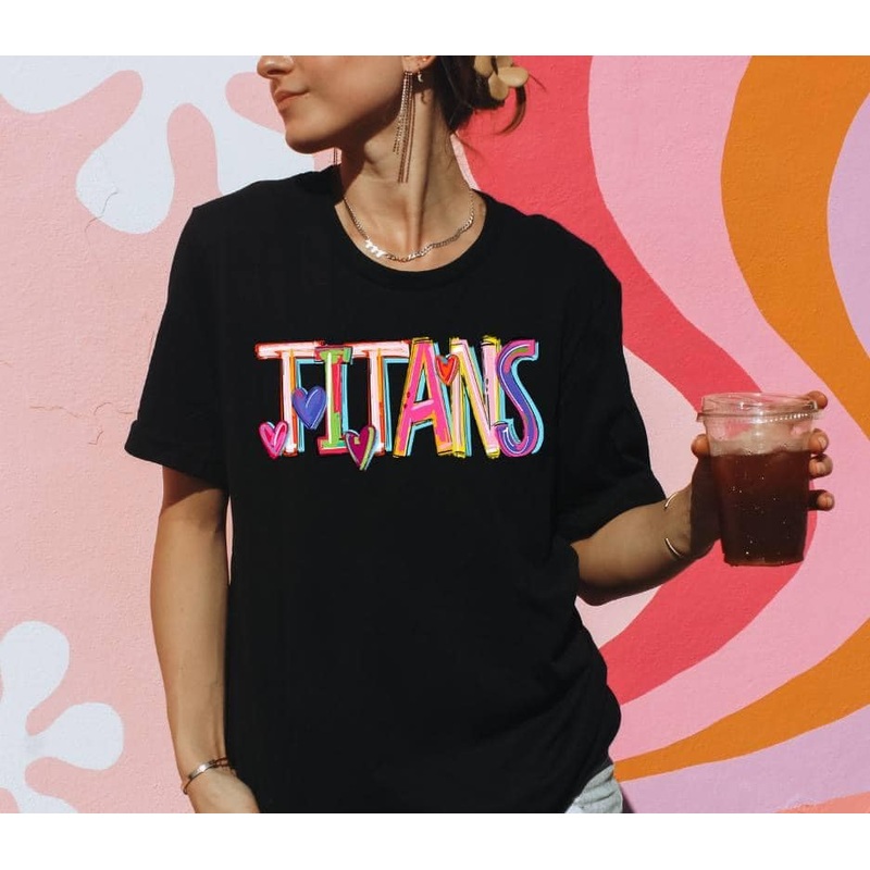 TITANS CHEERY BRIGHT|Pocket 3.5″-4″|Infant|Toddler|Youth 8.5|Adult 11″|Adult 12″