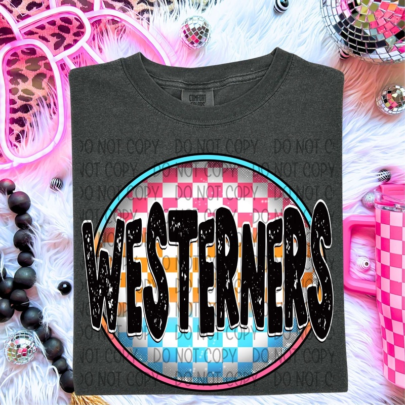 WESTERNERS NEON CIRCLE MASCOTS