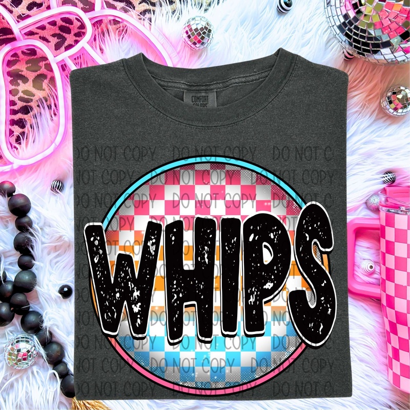 WHIPS NEON CIRCLE MASCOTS|Toddler|Youth 8.5|Adult 11″|Adult 12″