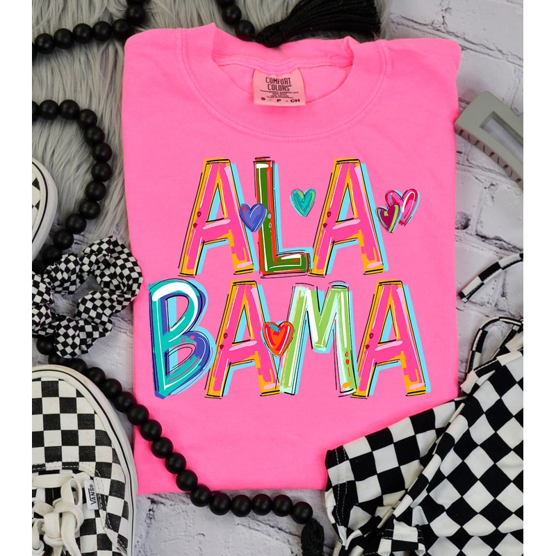 ALABAMA CHEERY BRIGHT|Pocket 3.5″-4″|Infant|Toddler|Youth 8.5|Adult 11″|Adult 12″