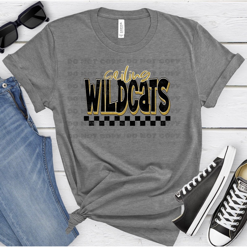 SEILING WILDCATS VEGAS GOLD BLACK GRUNGE