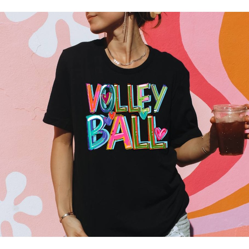 VOLLEYBALL CHEERY BRIGHT|Pocket 3.5″-4″|Infant|Toddler|Youth 8.5|Adult 11″|Adult 12″
