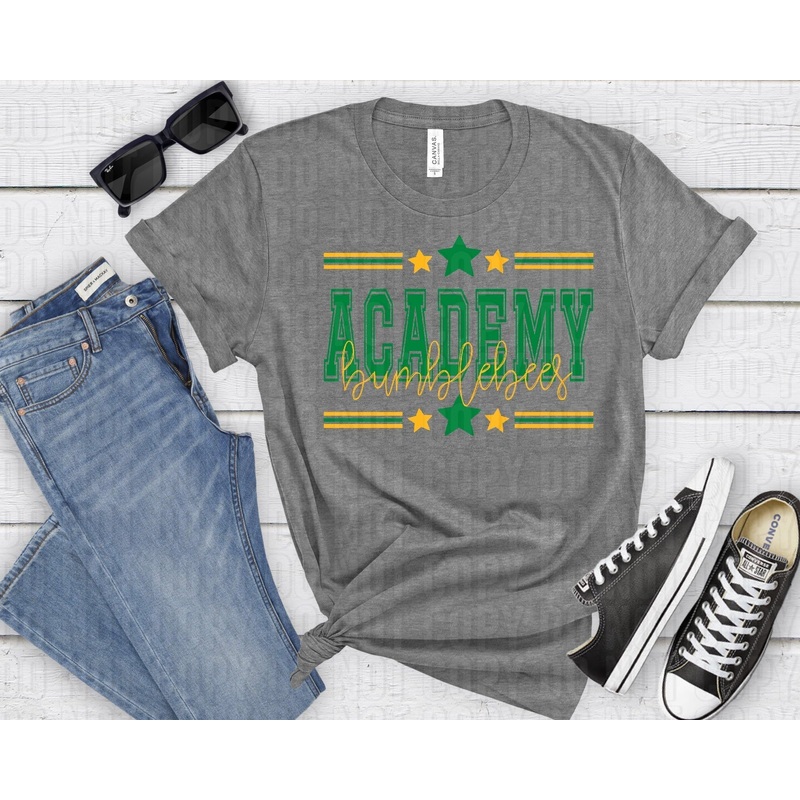 ACADEMY BUMBLEBEES GOLD GREEN ALL STARS